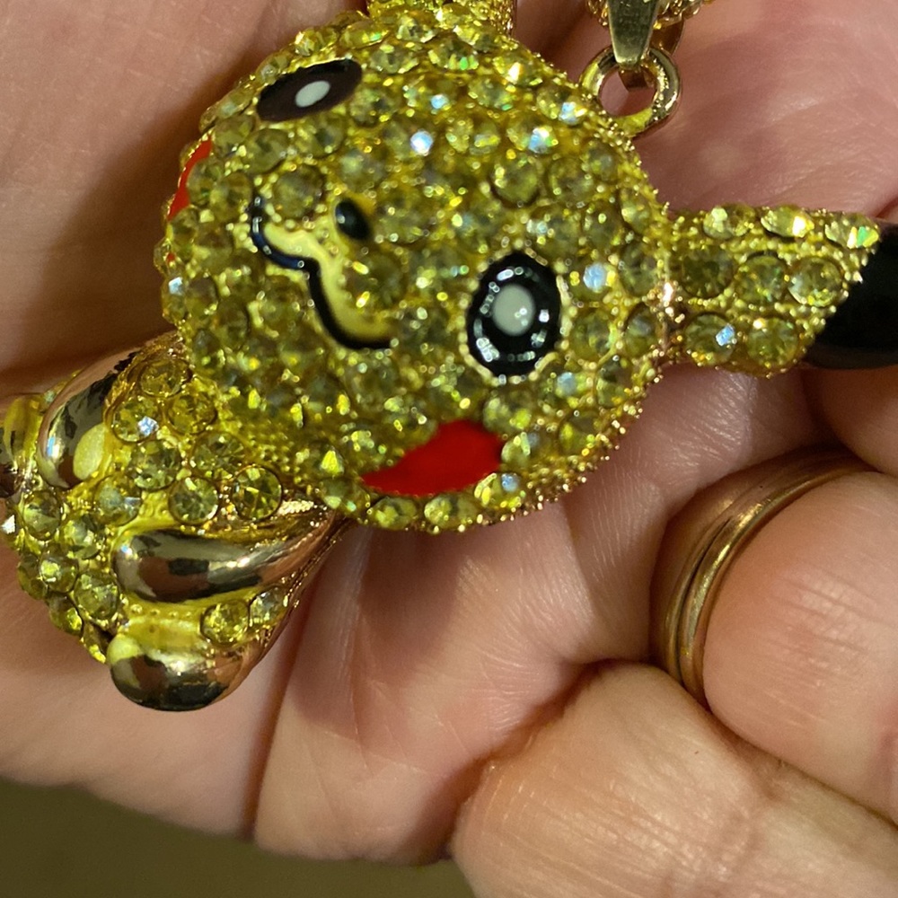 Yellow Pikachu necklace - Picture 4 of 5